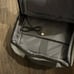 Grey backpack with USB port