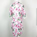 Show Me Your Mumu Brie White & Pink Floral Self-Tie Intimate Robe