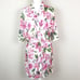 Show Me Your Mumu Brie White & Pink Floral Self-Tie Intimate Robe