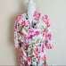 Show Me Your Mumu Brie White & Pink Floral Self-Tie Intimate Robe