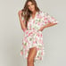 Show Me Your Mumu Brie White & Pink Floral Self-Tie Intimate Robe