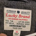 Lucky Brand Wool Coat Adult Size XL Dark Gray Zip Up Hooded Unisex