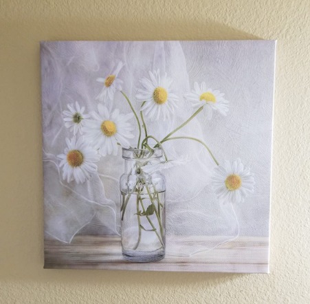Bathroom Wall Decor Flower Canvas Wall Art Modern Gallery Wall Decor