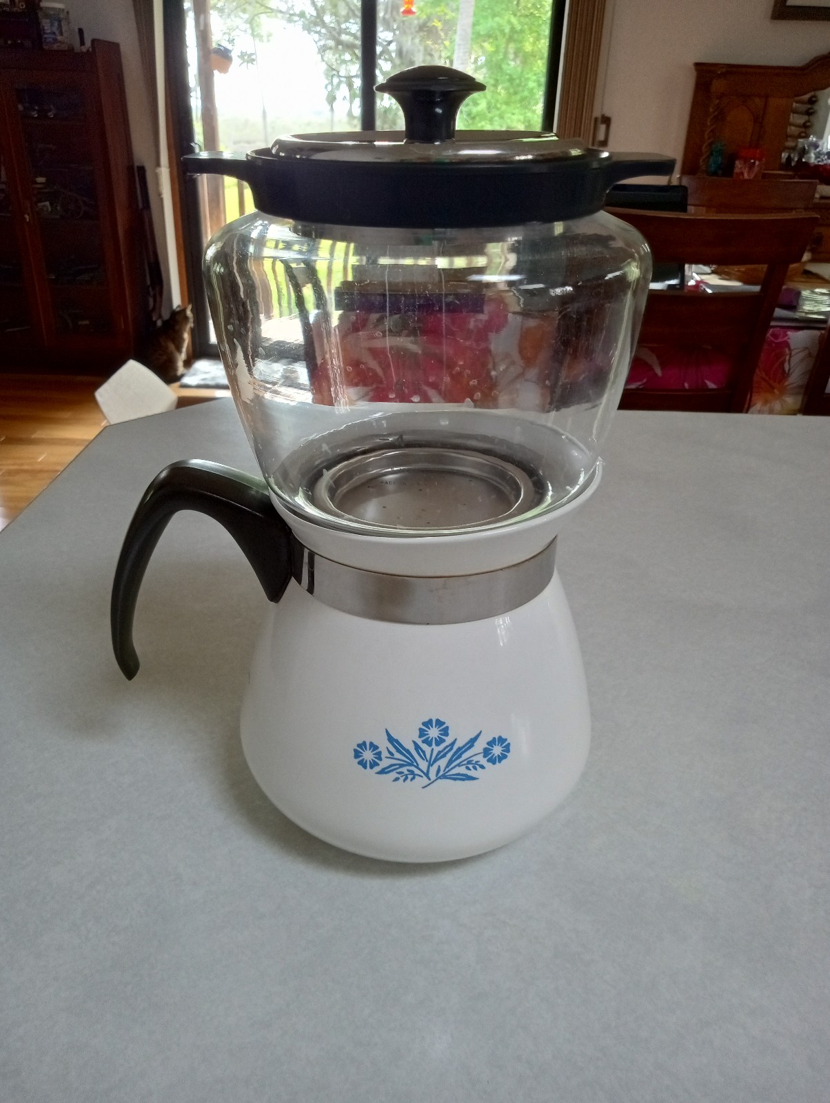 Corning Cornflower 2 Quart Dripolator