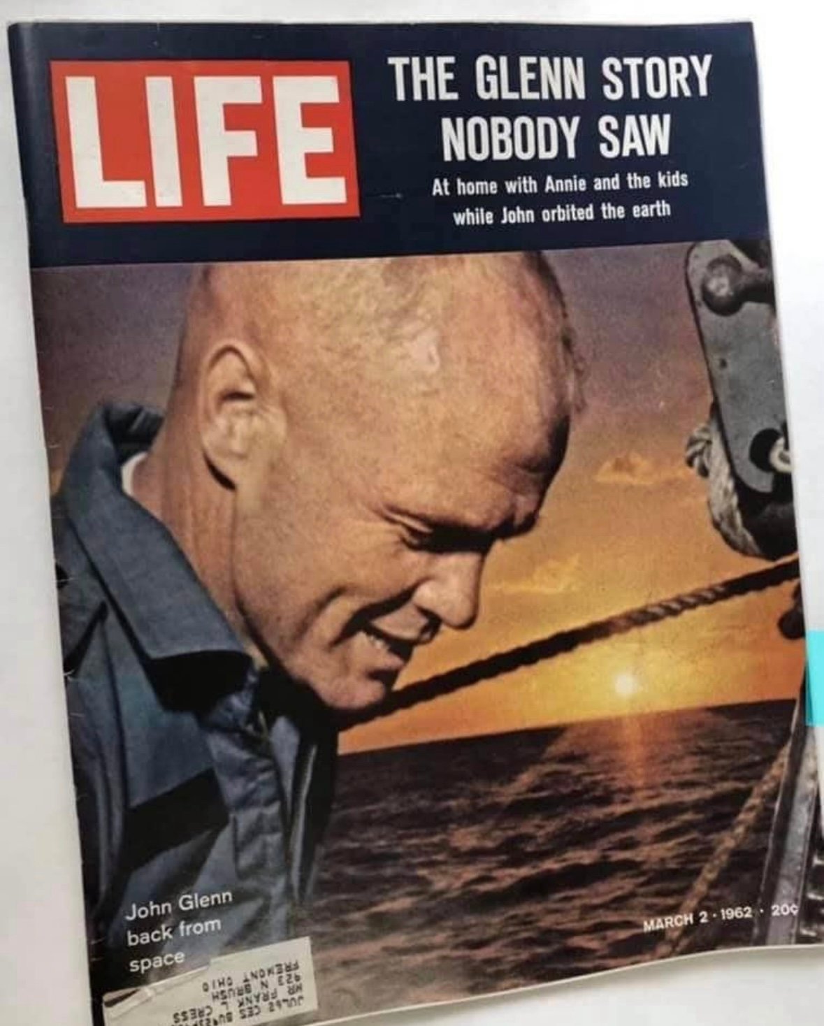 VINTAGE March 1962 LIFE MAGAZINE JOHN GLENN