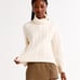 Abercrombie cable knit turtleneck sweater