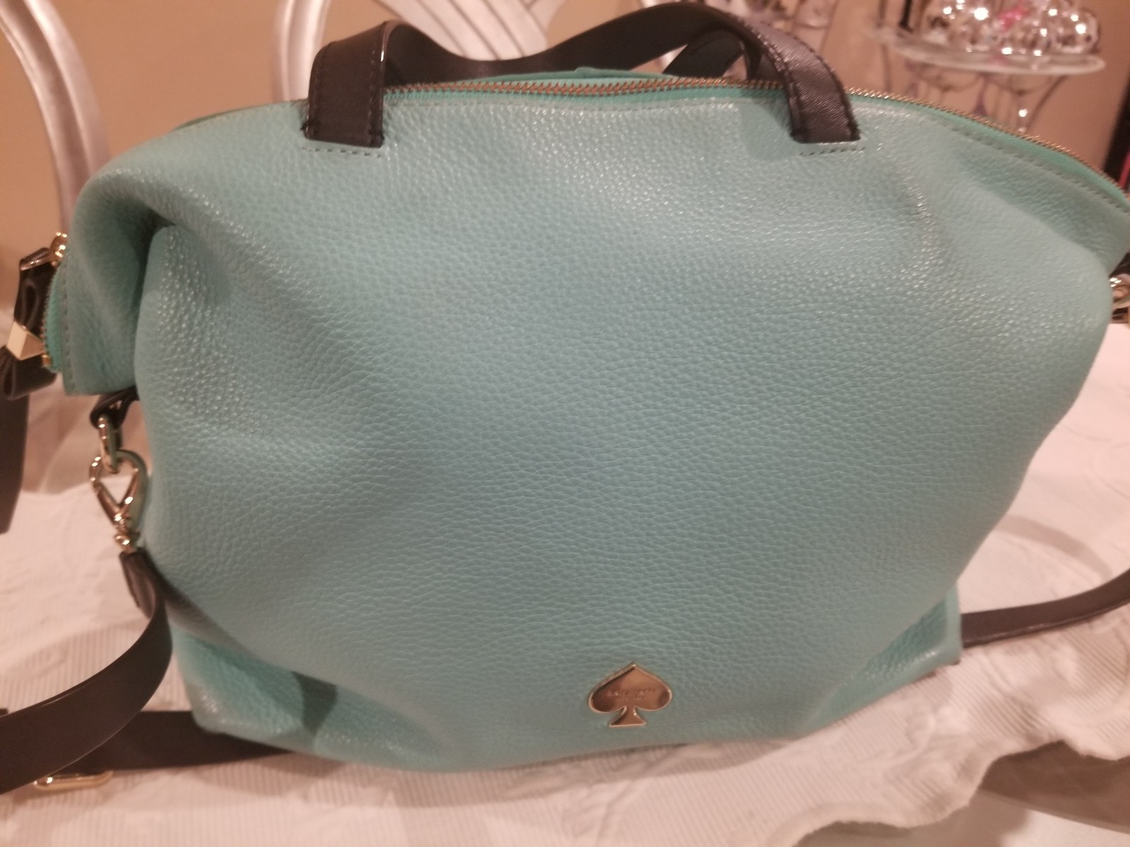 Kate Spade Teal Blue Leather Purse