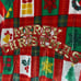 Christmas Velour Unisex Track Suit Large Zip Jacket Drawstring Pant Ugly Sweater
