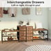 3-Tier Shoe Storage Bench