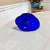 Vintage Mosser/ Westmoreland Mould Glass Standing Rooster Cobalt Blue
