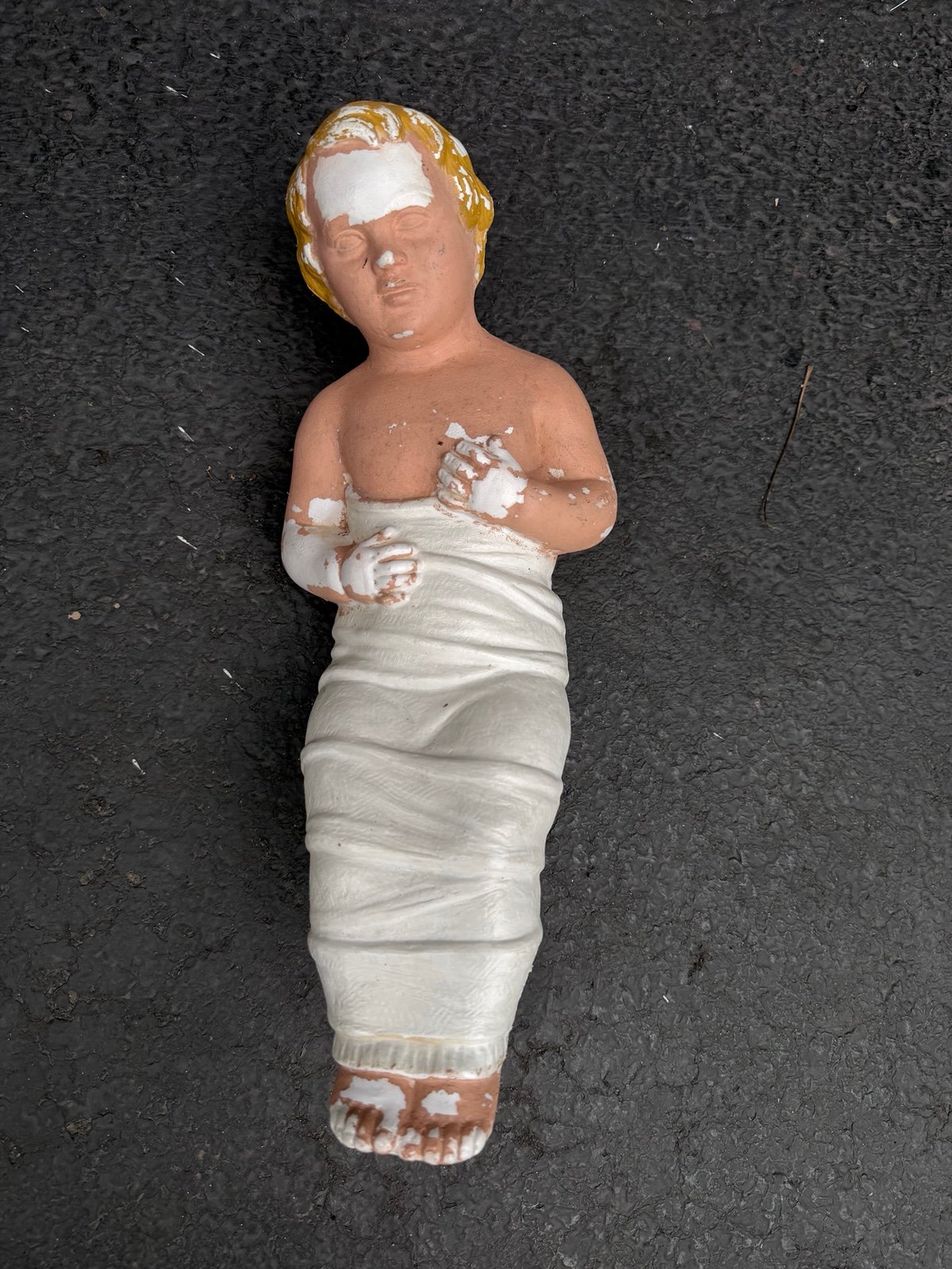 Christmas vintage baby blow mold