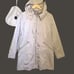 dize L raincoat KARL LAGERFELD Paris khaki/beige packable, on/off hood rain jack