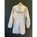 dize L raincoat KARL LAGERFELD Paris khaki/beige packable, on/off hood rain jack