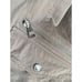 dize L raincoat KARL LAGERFELD Paris khaki/beige packable, on/off hood rain jack
