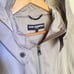 dize L raincoat KARL LAGERFELD Paris khaki/beige packable, on/off hood rain jack