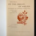 On the Origin of Species by Charles Darwin Hardcover 1963