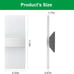 2 Pack Modern Wall Sconces Mounted Lights 12W 6000K Cool White Acrylic