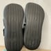 NWOB Ecco Chander Mens Black Leather Adjustable Strap Slip On Sandal 41/7.5-8