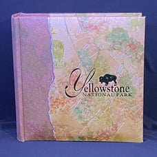 Yellowstone National Park souvenir photo journal album