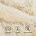 Fluffy Comforter Cover Twin Size - Faux Fur Fuzzy Duvet Cover Set, Luxur