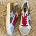 Vintage Havana Pledge Distressed Leopard Sneaker Sz 6