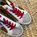 Vintage Havana Pledge Distressed Leopard Sneaker Sz 6