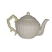 Belleek Neptune Limpet Yellow Teapot & Lid
