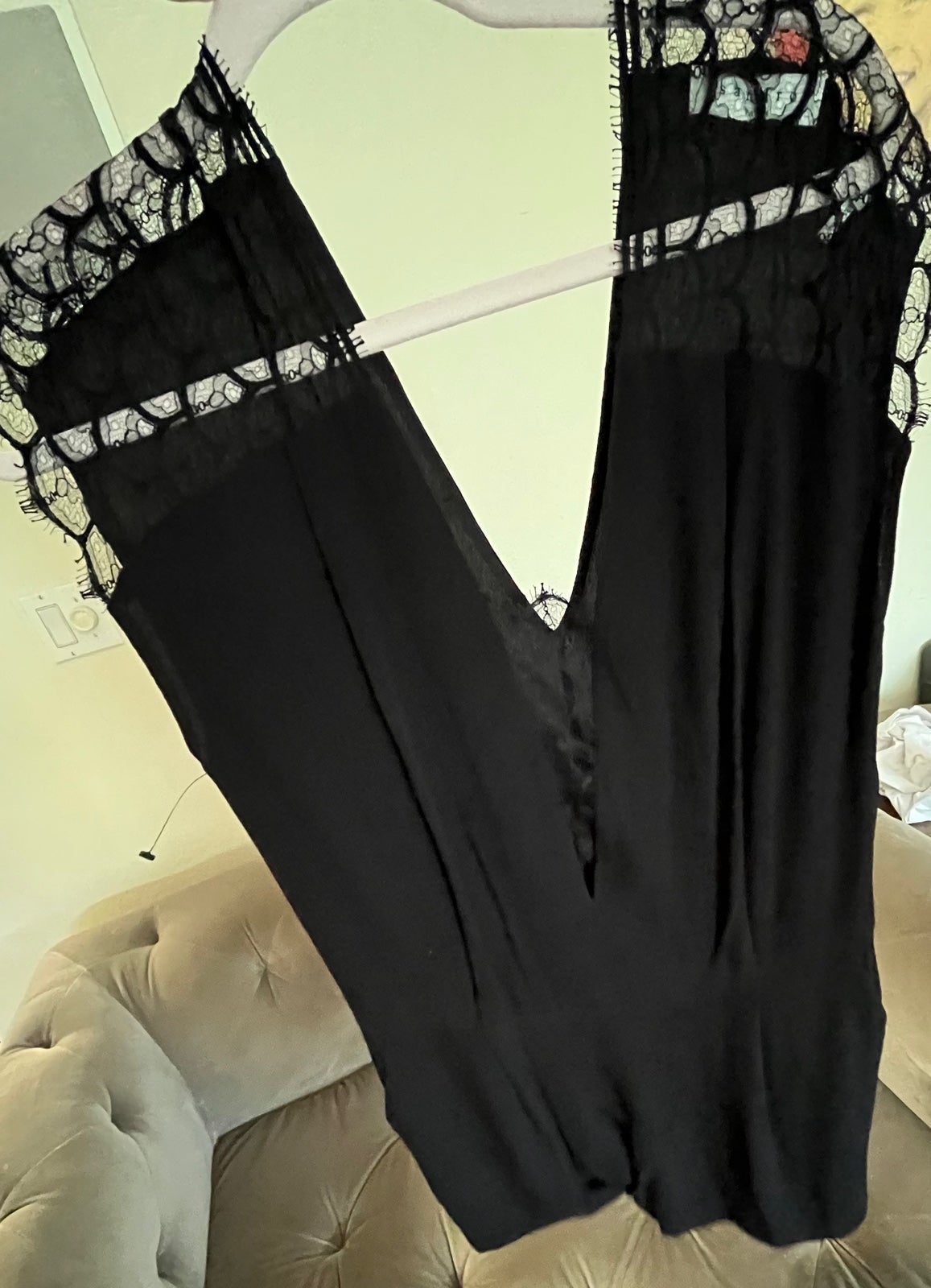 Black Sandro romper