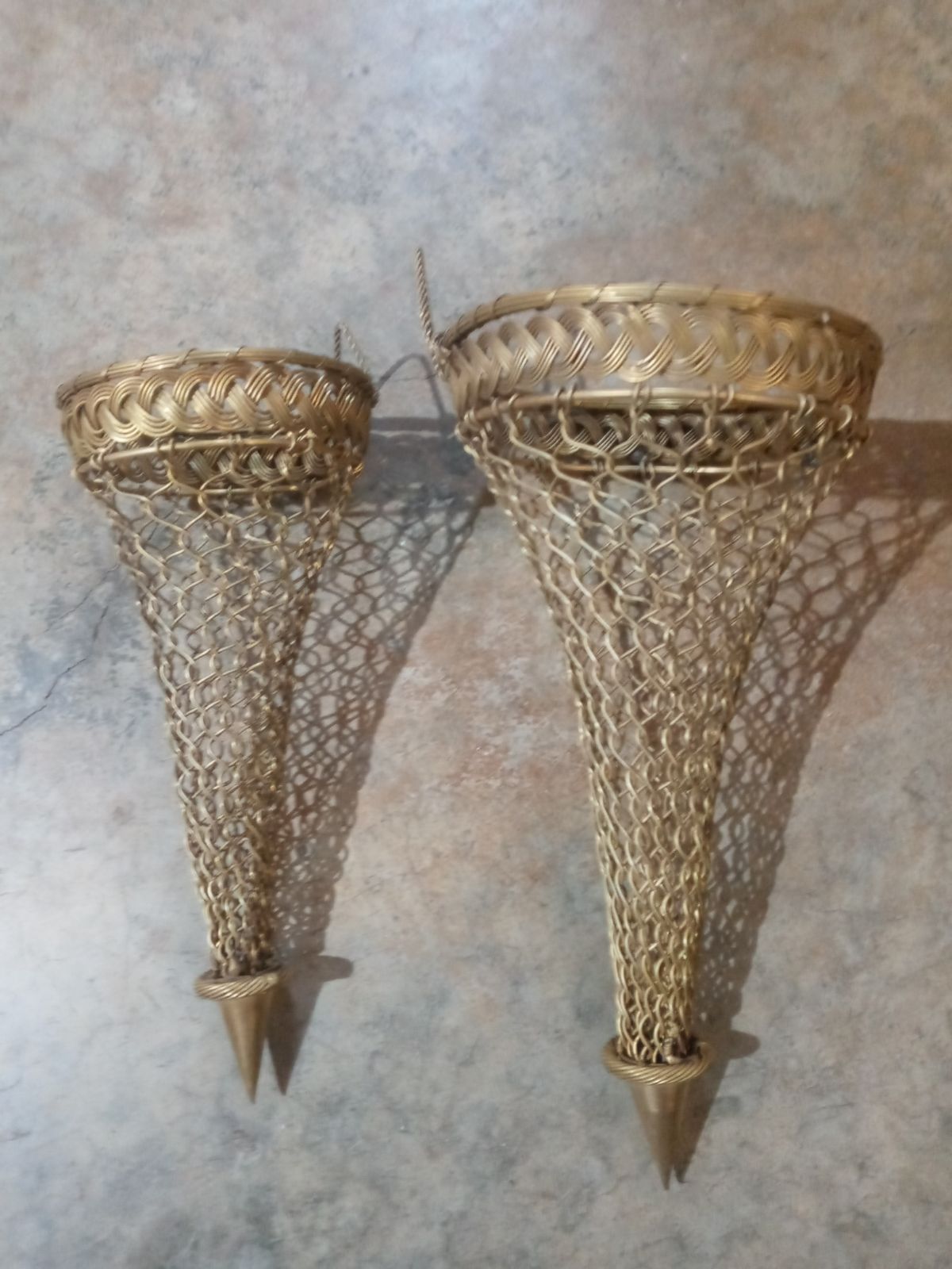 Brass wall hangers
