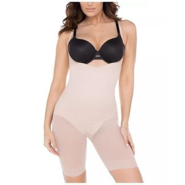 Miracle Suit Women's Extra Firm Tummy-Control Open Bust Thigh Slimming Body Shap