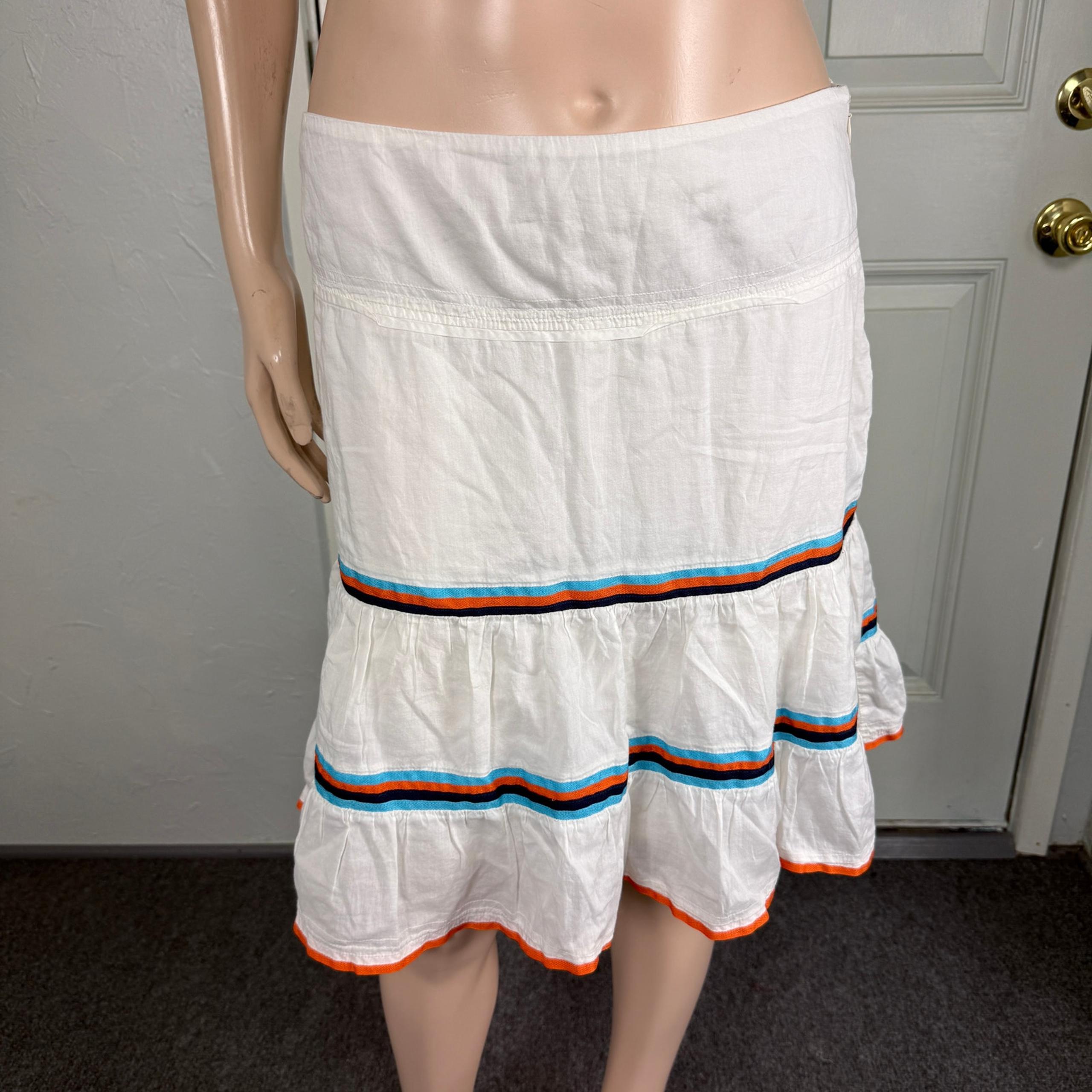 Vintage Y2K American Eagle Women's Skirt 6 Tiered Cotton A-line  Z3-17
