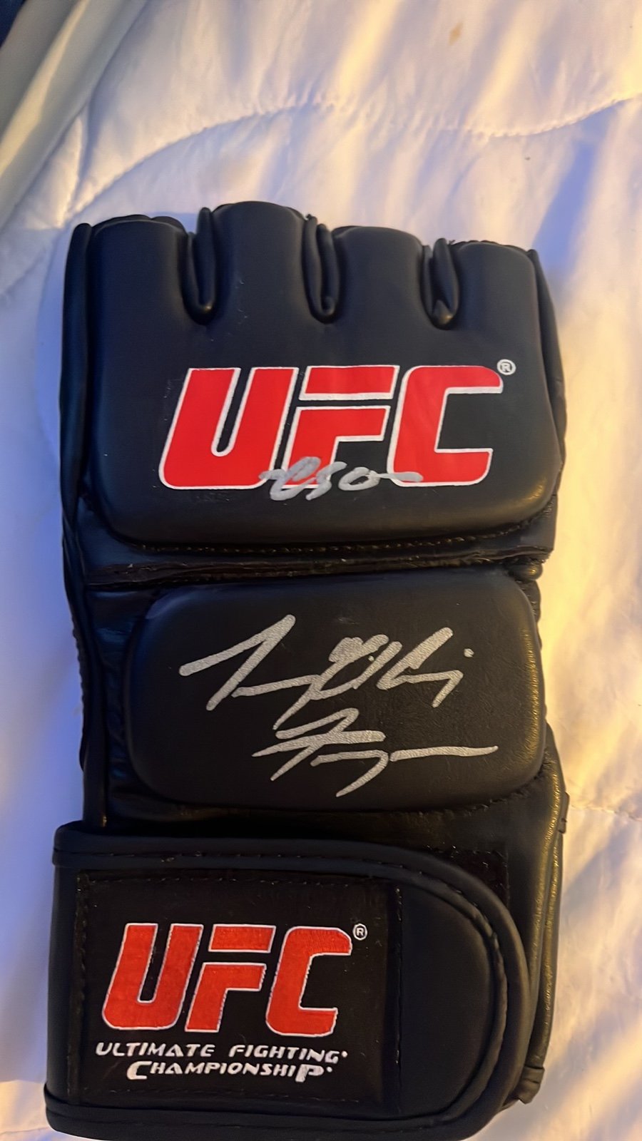 signed UFC Glove