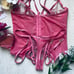 Embroidery Bustier Set