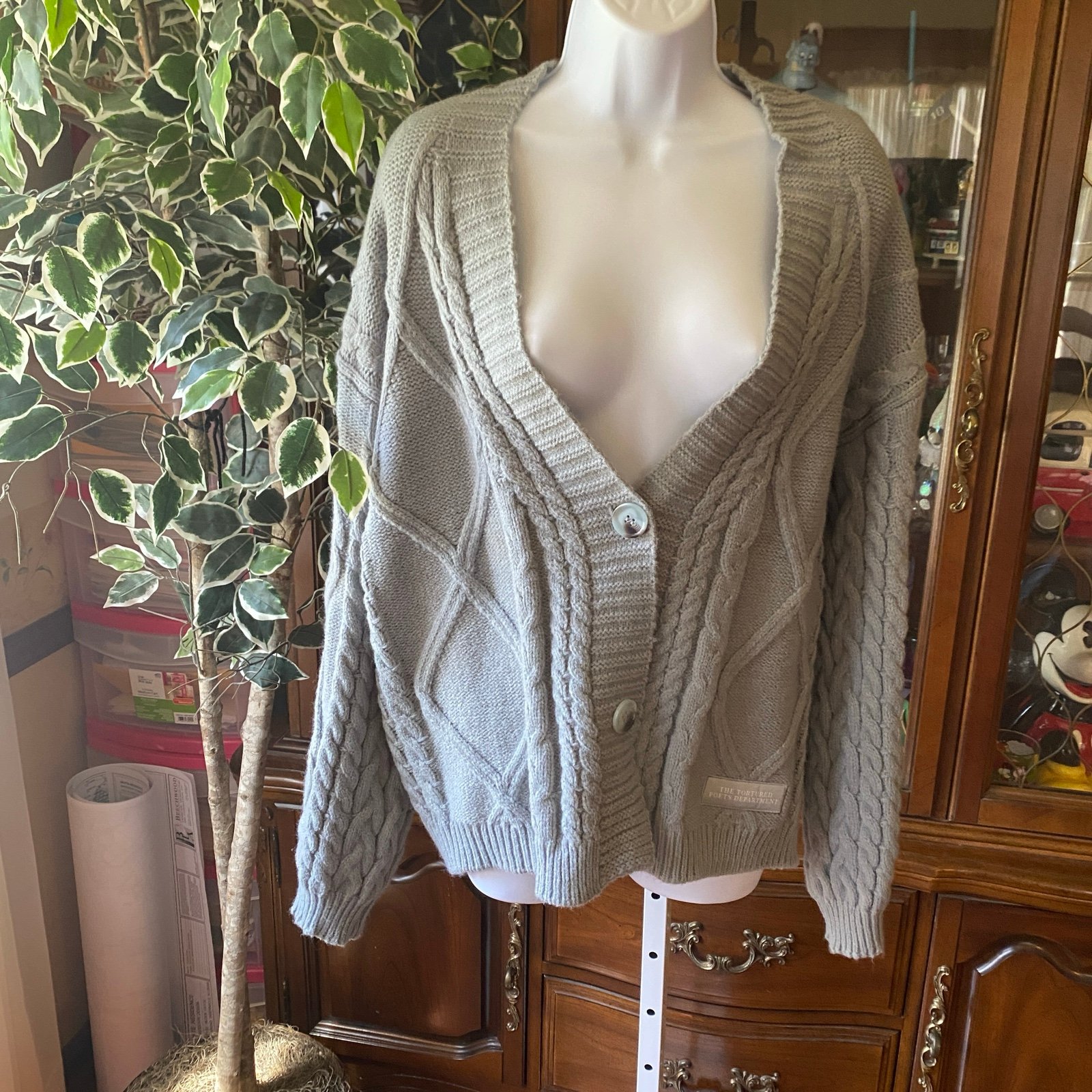 Taylor Swift The Tortured Poets Department Cardigan TTPD M/L Official Merch