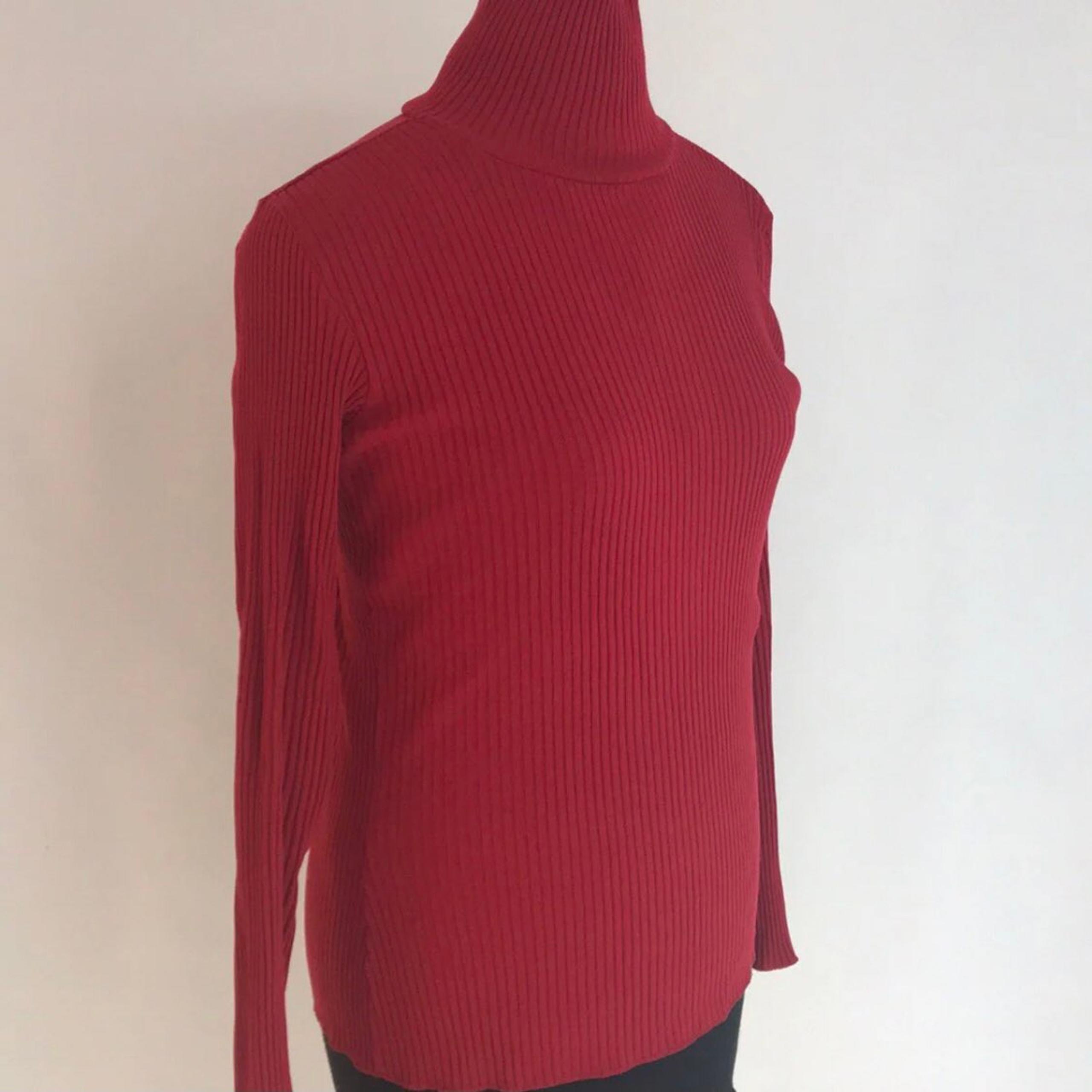 Textured Turtleneck Sweater