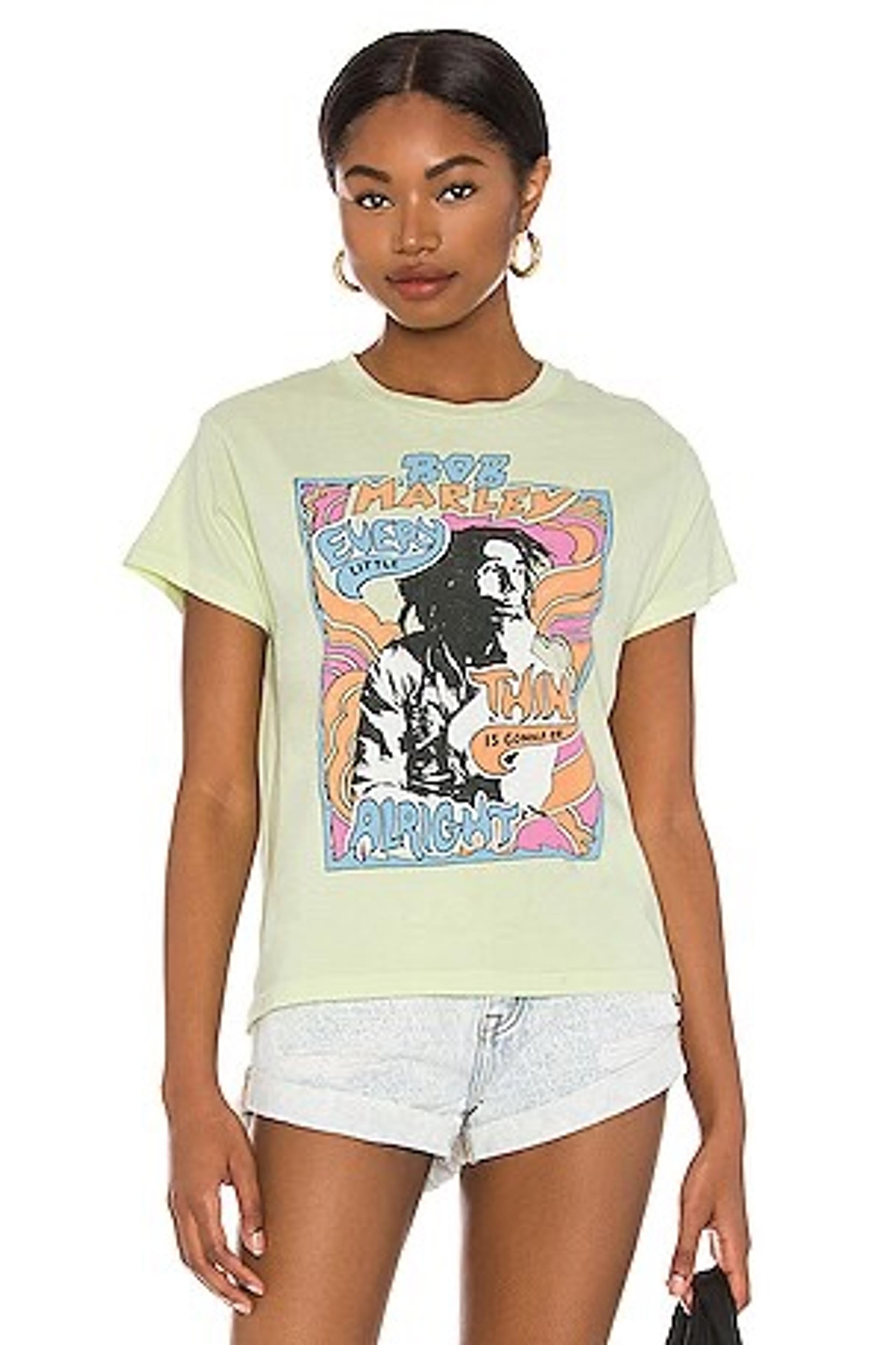 Daydreamer Bob Marley Don't Worry Gf
Tee - ACID YELLOW