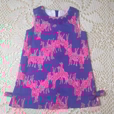 Lilly Pulitzer Baby Girl 3 Years Windsor Giraffe Shift Dress