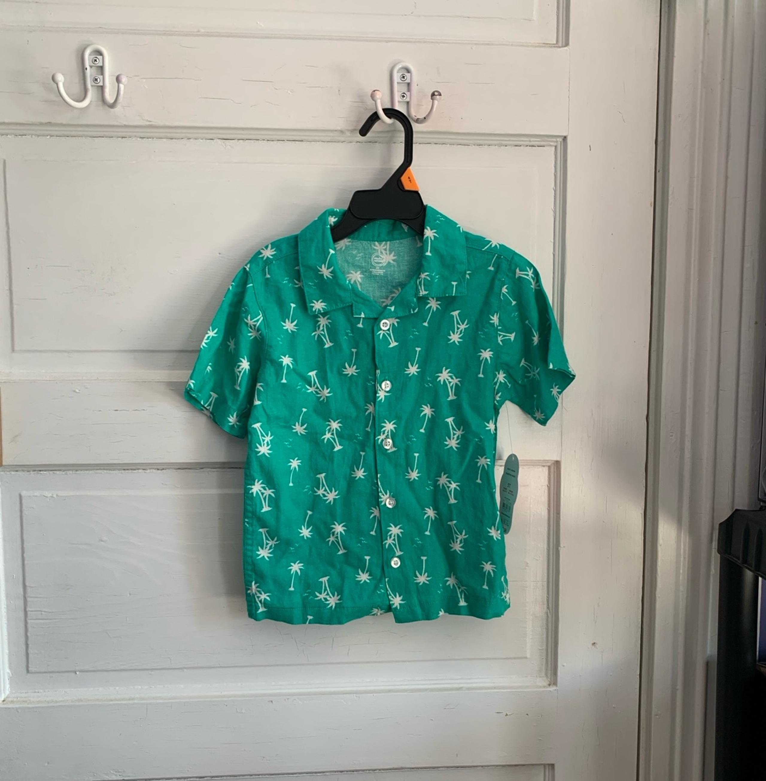 NWT Wonder Nation Button Down Size Kids 5T