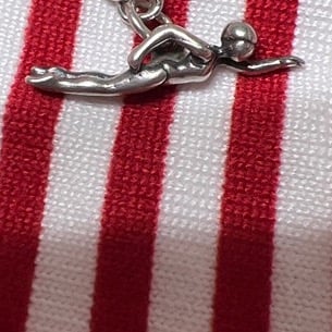 James Avery Swimmer Sterling Silver Charm