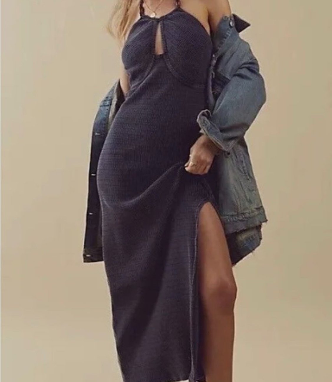 Free people Terra Maxi Dress 85 Size: XS NWOT never worn before Light green is