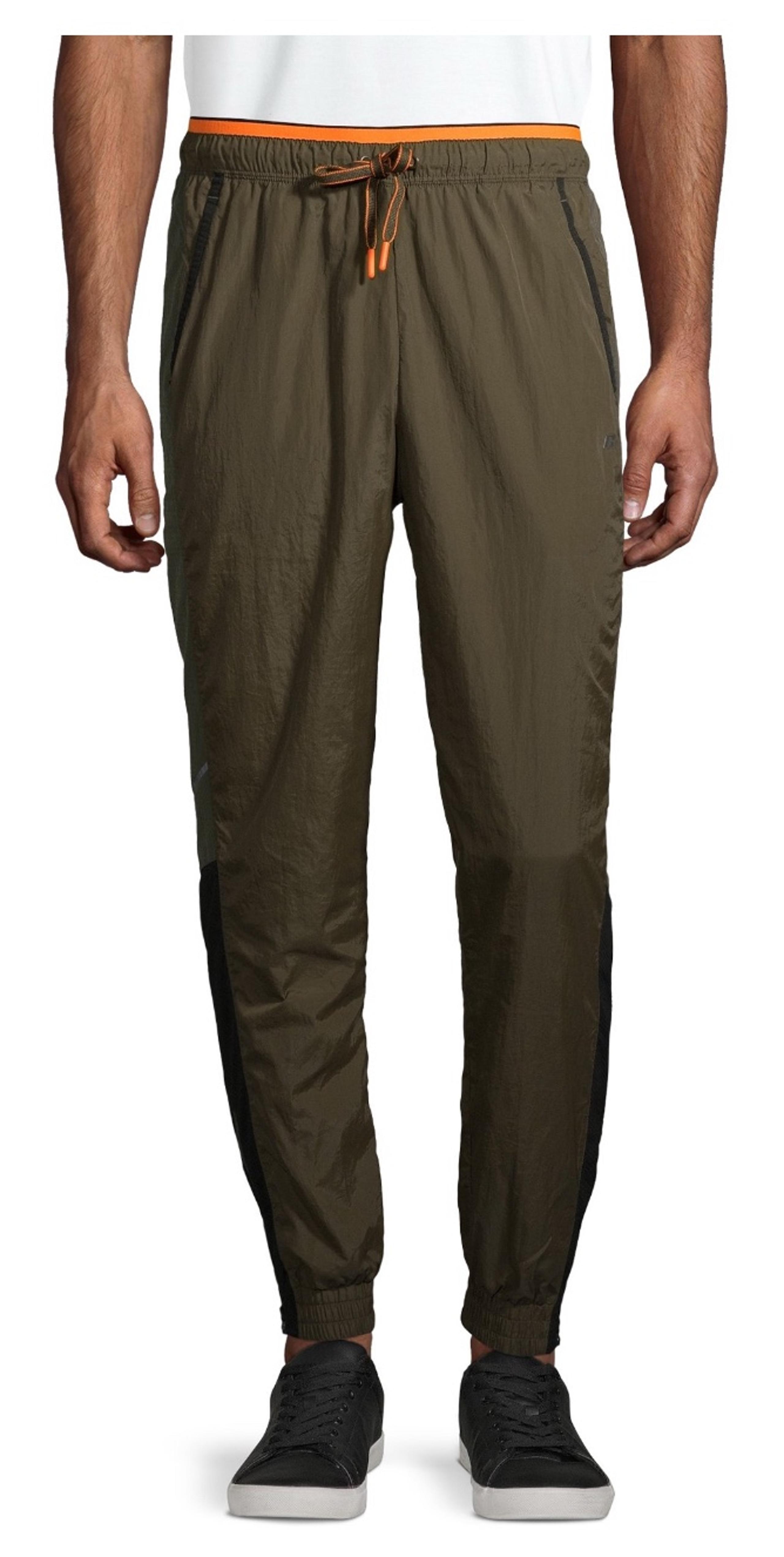 Russell Men's Active Windbreaker Pants ( Smoky Olive - 2XL, 44-46