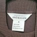 Misook Brown Sleeveless Mock Neck Tank