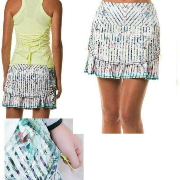 Nwt Lucky In Love Tennis Skirt Skort Shorts XS