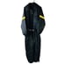 VTG 80s Mens Large Insulated Belted Full Zip Ski Snow Suit Black