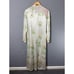 Vintage 60s/70s Womens M/L White Pink Floral Print Nylon Robe/Dressing Gown