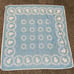 Super Cute & RARE Vintage Child's Ducky Square Cotton Towel 36x35 Blue & White