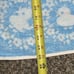 Super Cute & RARE Vintage Child's Ducky Square Cotton Towel 36x35 Blue & White