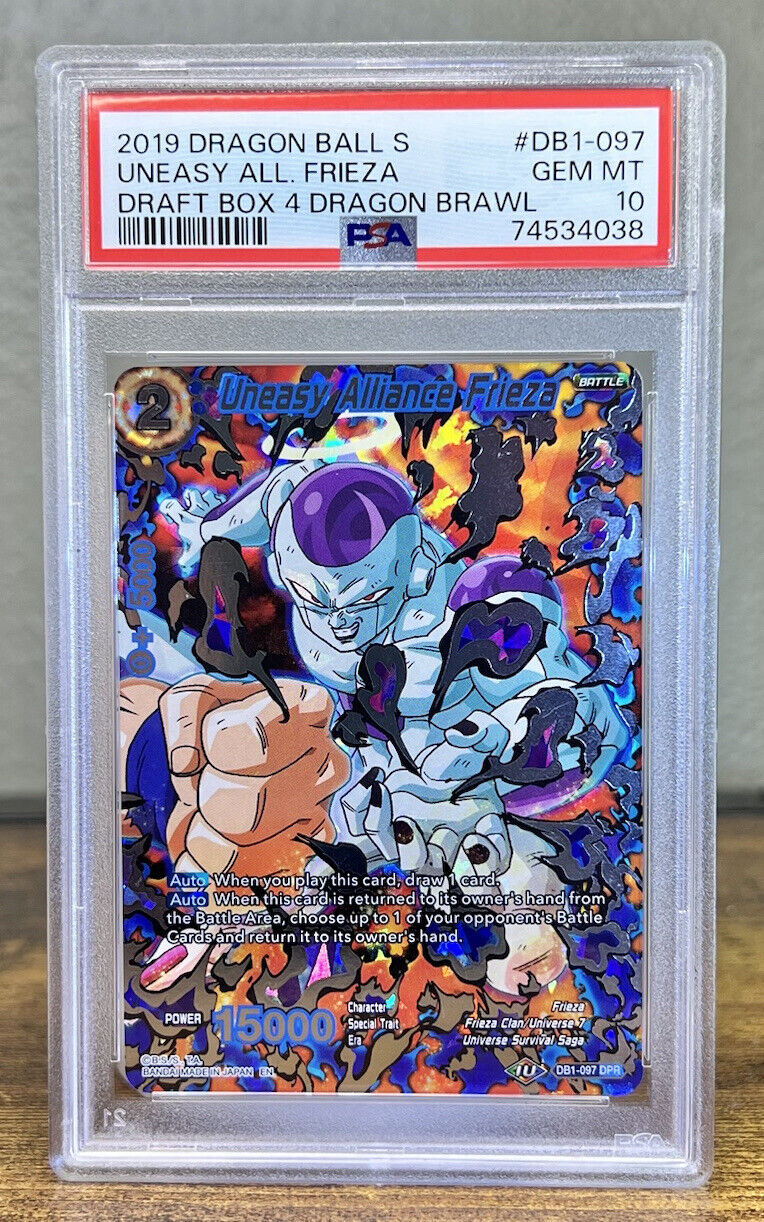 Dragon Ball Super Uneasy Alliance Frieza DB1-097 DPR Card Game PSA 10 GEM MT