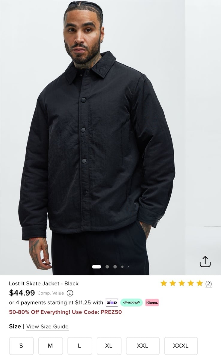 Black “Lost It” Skate Jacket
