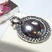 Vintage Classy Vosca Sterling Silver Polished Dome & frame Enhancer/Pendant18424
